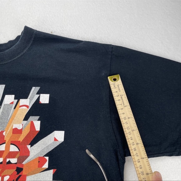 Vintage The Rolling Stones a Bigger Bang Tour T Shirt 2005 Large Black Concert - Picture 11 of 12